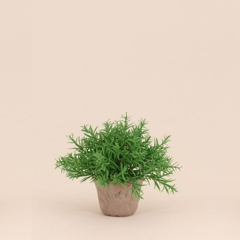 Plante artificielle pot papier maché (1/5)