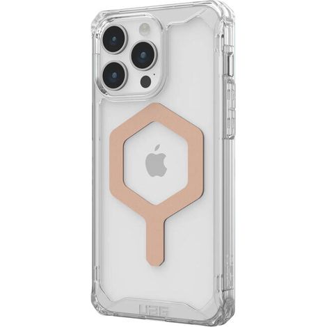 Funda movil back cover uag plyo transparente magsafe hielo/rosa oro iphone 15 pro max (1/4)