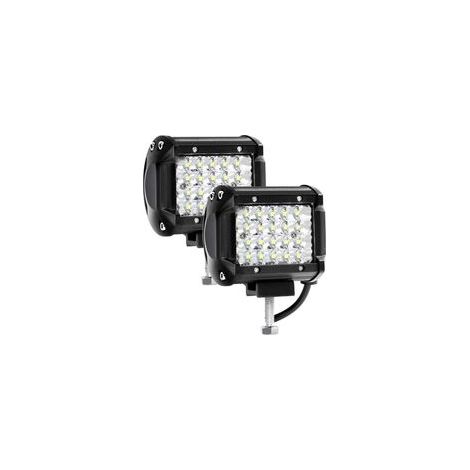 FLITI IP67 Waterproof LED Spotlight 144W 10500lm 12V for Car Truck Tractor Boat Shatterproof Lens 120° Beam Angle (1/5)