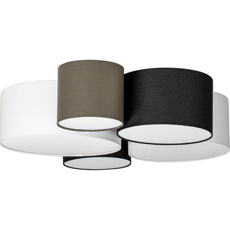 Taklampa "Lettie" aus textil / siden für vardagsrum / matsal von Lindby