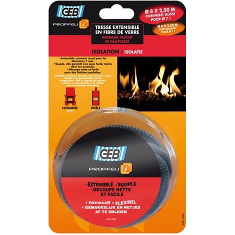 Dichtungsband Flechtband 8 mm x 25 m – Geb