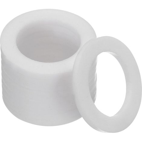 Rondelles Plates, 50 Pièces 24mm OD 16mm ID 2mm d'Épaisseur Rondelles d'Étanchéité en Ptfe Joint d'Étanchéité pour Tuyau de Robinet et Tuyau d'Eau (1/5)