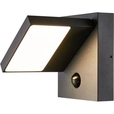 Applique extérieure ABRIDOR SENSOR gris LED 14W 3/4K IP54 - SLV - 1002990 (1/5)