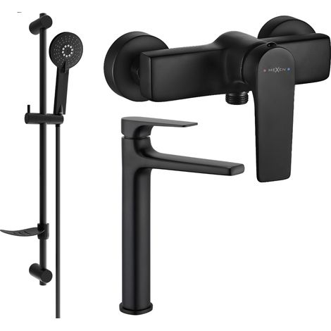 Mexen Lynx DF40 conjunto de ducha, negro - 745914DF40-70