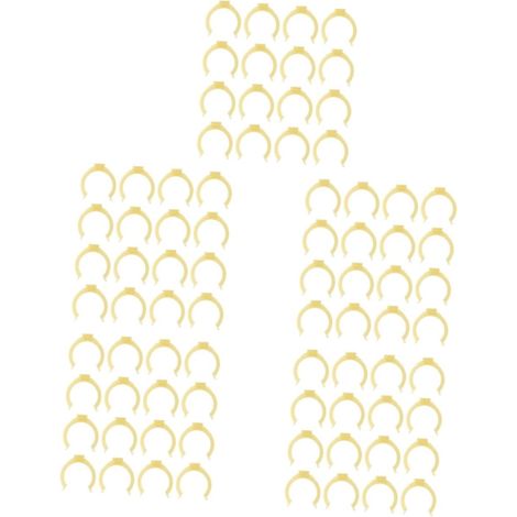 100 clips de fixation en plastique pour pieds meubles (1/5)