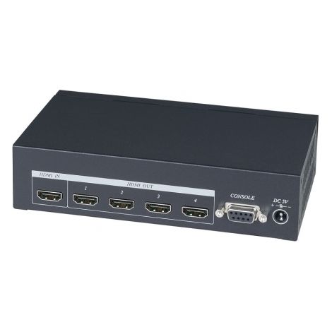 HD04-4K6G - Distribuidor de señal de video HDMI 4 SALIDAS HDMI