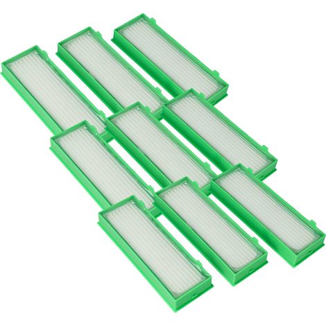 vhbw set da 9x filtro compatibile con Vorwerk folletto VR-300, VR300, VR-200, VR200 aspirapolvere - filtro HEPA anallergico