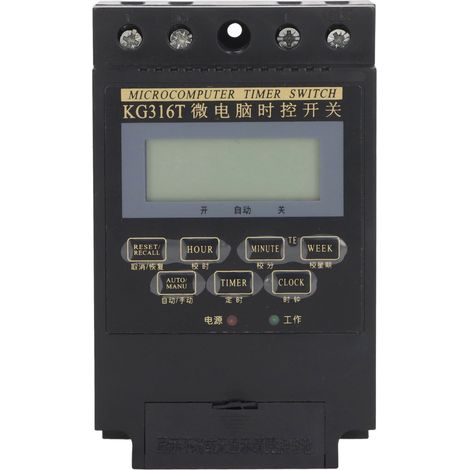Mechanischer Zeitschalter mit Speicher, 25 A, für Licht und Motor (1/5)