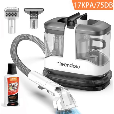 Nettoyeur détacheur - TEENDOW - 500W/17Kpa - Tuyau 1,5M - Cordon 5M - Réservoir 1,5L - Nettoyant inclus (1/5)