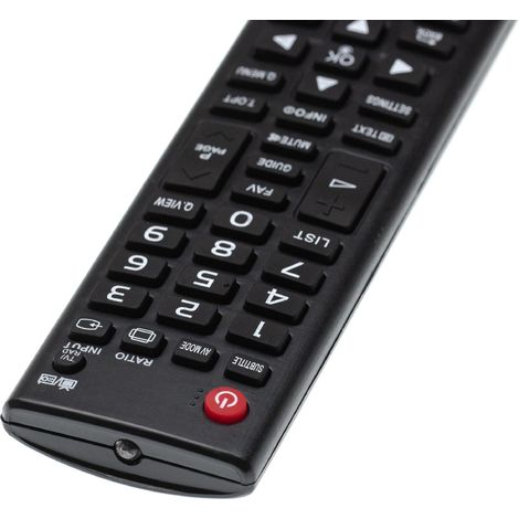 vhbw telecomando compatibile con LG 32LN520B, 32LB5610, 32LN5500, 32LN540B, 32LN5406, 32LN5404, 32LN5400 TV, televisione - Telecomando di ricambio