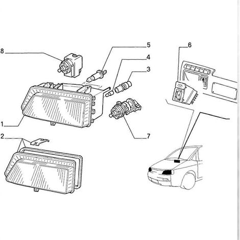 Moteur de régulateur de commande de réglage de la portée des phares de voiture-- (1/5)