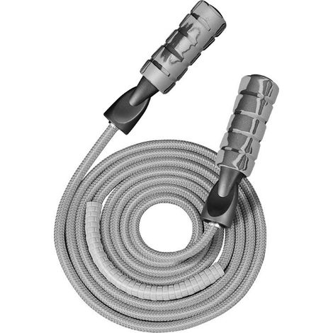 Corde à Sauter - Roulements à Billes Doubles - Poignées en TPE Antidérapantes - Corde en Nylon Tressé 7/9 mm - Réglable - 1 Pièce (1/5)