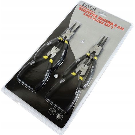 Kit de pinces SEGERA 7 pouces 180 mm 4 pièces (1/5)