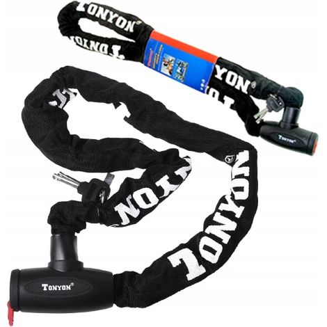 Lucchetto a catena per bicicletta Tonyon 900 x 8 (1/3)