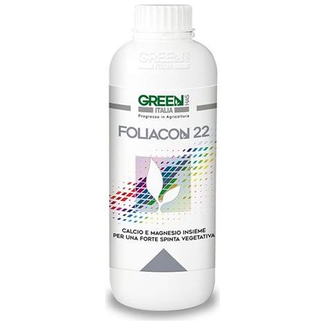 Foliacon 22 (previene carenze di calcio e magnesio) (1 lt), concime liquido per piante e fiori