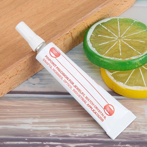 Gel adhésif à séchage rapide 9 ml pour la création de bijoux et de montres ornées de strass. (1/5)