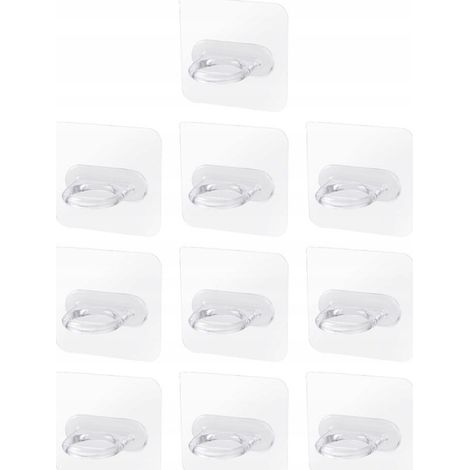 10 ganci autoadesivi per riporre oggetti in casa