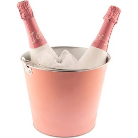 CUBO /CUBITERA METALICA ROSA