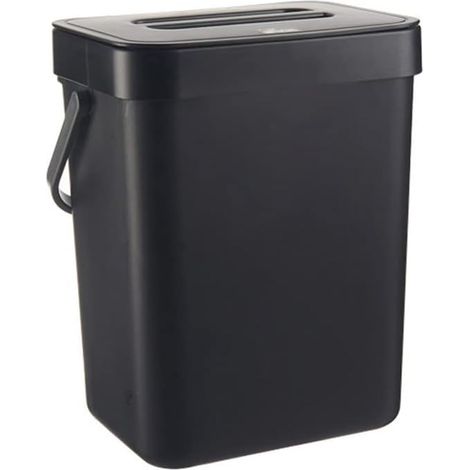 Petit bac à compost pour déchets alimentaires 3 L pour armoire – sous évier suspendu avec couvercle (1/5)