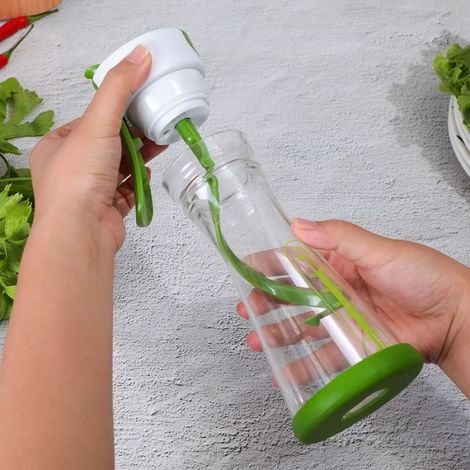 Bouteille shaker de vinaigrette - - 101-200 ml - Échelle graduée - Sans pile - Poignée pratique (1/5)