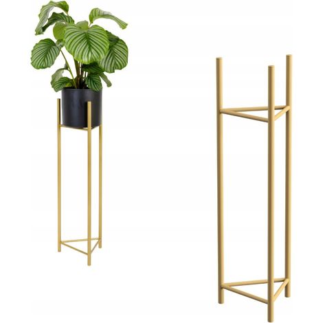 Soporte para maceta de metal dorado Loft Sens M MAX. Maceta de 26 cm. (1/5)