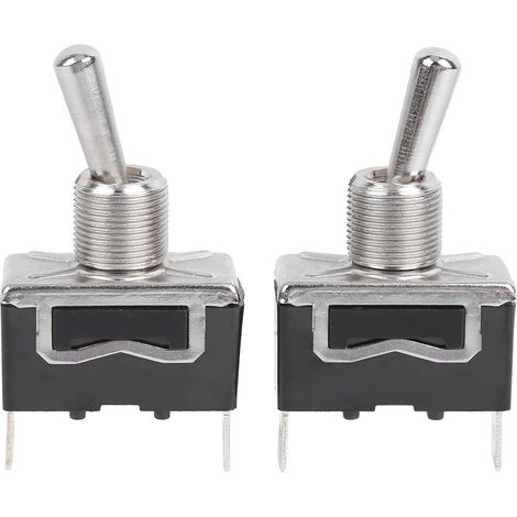 Interrupteur à bascule BERM avec voyant LED, bouton-poussoir, 2 broches, 2 niveaux marche/arrêt, 15 A, 250 V CA, BEM-1021C (1/5)