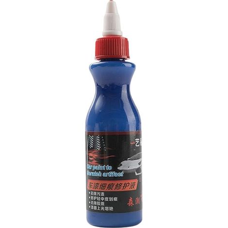 Réparation des rayures peinture automobile Dissolvant rayures 100 ml pour véhicules Composé polissage voiture multifonctionnel Polisseuse composée frottement pour voitures (1/4)