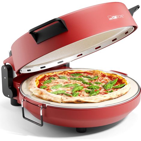 Clatronic PM3787 Máquina para Pizza Roja 32 cm