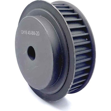 Poulie dentée moyeu plein PD8M40-20
