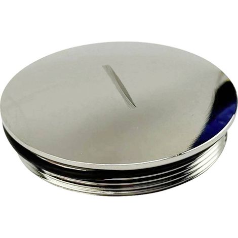 TRU COMPONENTS TC-11033004 SCM40 VITE DI CHIUSURA CON O-RING M40 X 1.5 OTTONE (NICHEL) 1 PZ. (1/2)