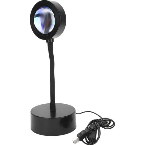 Lampe de Projection LED Orientable 180° pour Chambre et Salon, Lumière de Veille Multicolore avec Rotation Réglable, Projecteur Décoratif pour Pièce de Vie, Modèle 2 (1/5)