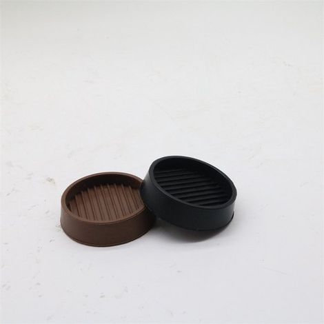 Piedini in gomma antiscivolo per mobili, rotondi, marroni, 5 cm, 8 pezzi (1/2)
