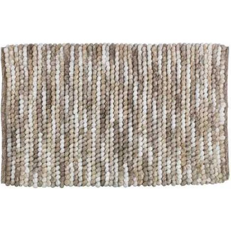 Alfombra de baño WENKO Urdu taupe 23871 90x60