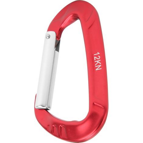 Mousqueton d'aluminium robuste pour escalade, randonnée et activités outdoor (1/5)