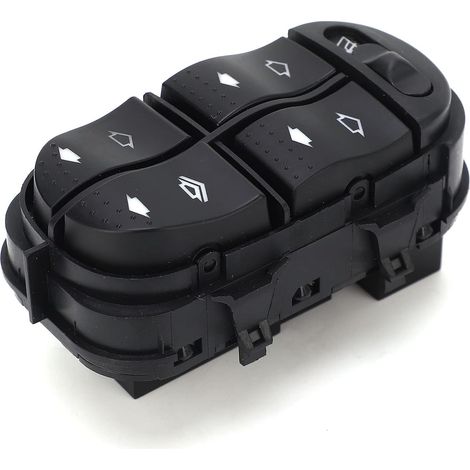 Commutateur de Fenêtre électrique, Commutateur de Fenêtre YS4Z14529BA Bouton de Compact en Métal ABS Commutateurs de électrique Automobile pour 2000 à 2007 (1/5)