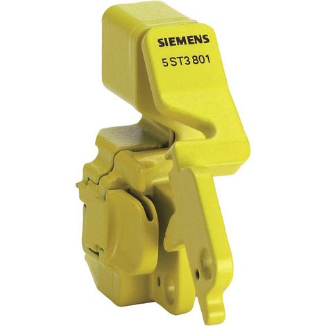 Siemens 5ST3803 Dispositif d'arrêt de la poignée + serrure pour disjoncteur T=70 mm Lock-out device 2 pc(s) (1/2)