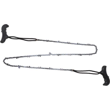 Scie à chaîne de poche pliable de 122 cm (48 po) pour la survie, le camping, l'exploitation forestière et l'élagage. 64 maillons, lame de 21 pouces. (1/5)