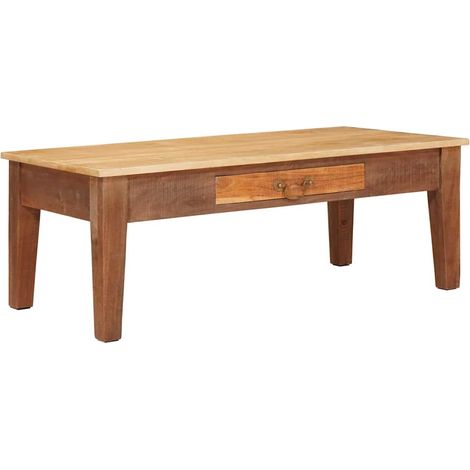 vidaXL  Coffee Table  Brown 110 x 55 x 40 cm Solid Mango Wood (1/4)