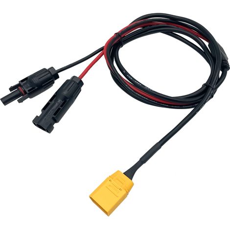 Câble adaptateur de panneau solaire vers XT90 - Câble de charge solaire pour station d'alimentation portable et générateur solaire XT90 (1/5)