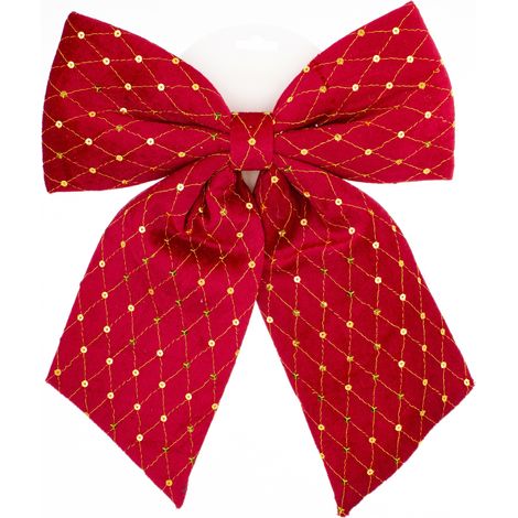 Grande fiocco rosso 37x34x3,5 (1/5)