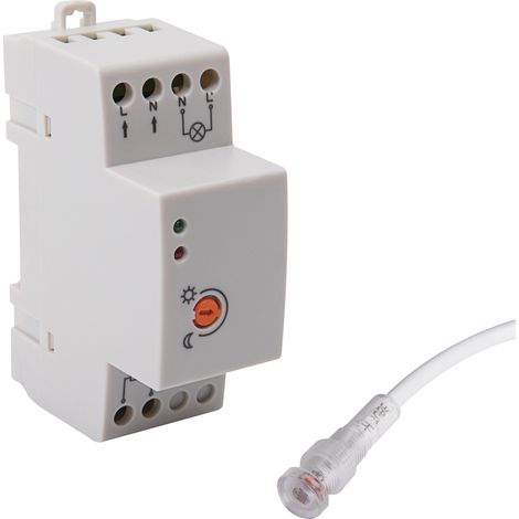Interruptor crepuscular AZ-10A TH 35 con sonda externa 22370