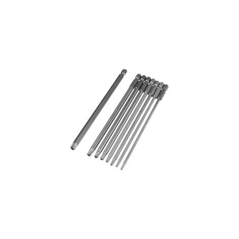 150MM Jeu de Magnétique Longue Embouts de Tournevis à 1/4 Hex Tige Creux Torx S2 T8-T40 Embout de Visseuse pour électrique Outil de Réparation - Crezuo