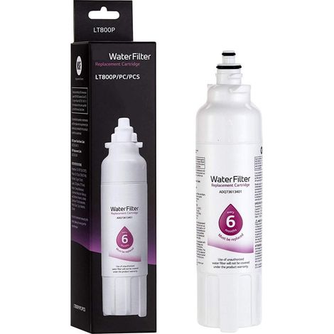 AIDUCHO Filtre à eau Cartouche de remplacement LT800P pour Réfrigérateur, congélateur ADQ73613401, ADQ73613408 LG (1/3)