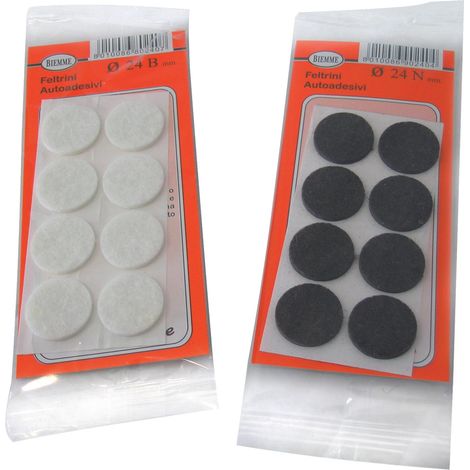 FELTRINO MILLEUSI  TONDO - Col. Bianco Ø mm. 35 3 pz. 50.00 confezioni
