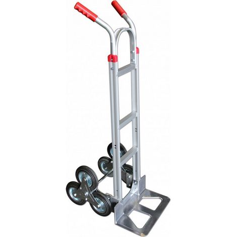 Diable aluminium STOCKMAN trois roues monte-escalier 150 kg - ST150-3W (1/4)