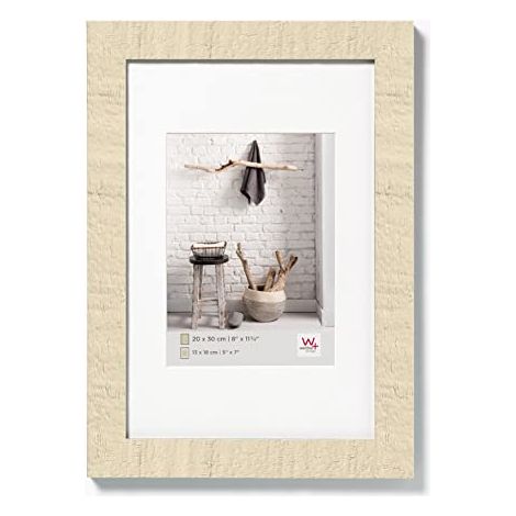 walther design Cadre photo walther design blanc creme 13 x 18 cm avec passe-partout, Home Wooden Frame HO318W
