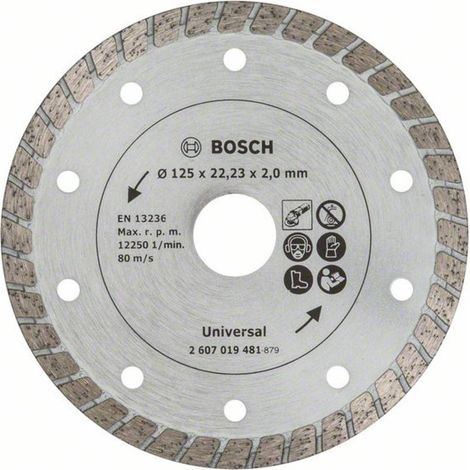 BOSCH - DISCO DIAMANTATO TURBO Ø125MM (1/2)