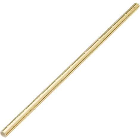 Pailles en papier biodégradables dorées (lot de 250) - UTOPIA (1/2)