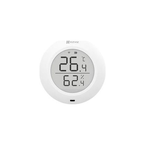 Ezviz EZVCST51C T51C Sensore Smart Temperatura e Umidita' Wifi per Centralina A3 Bianco