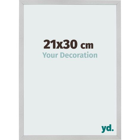 yd. - Cadre photo 21x30 - Acier Inoxydable - MDF - Bologna (1/5)